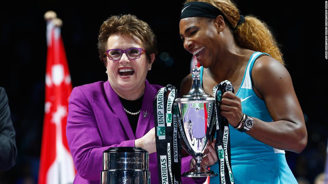 Billie Jean King spune că Breakerul record Serena Williams ar trebui să vadă pauzele de tenis ca fiind „mai multe”