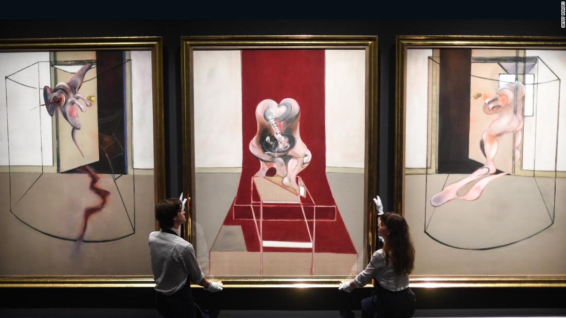 Pictura Francis Bacon se vinde pentru 84 de milioane de dolari la licitația virtuală „hibridă” suprarealistă